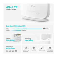 Belaidis maršruto parinktuvas, TP-LINK, belaidis maršrutizatorius, 1200 Mbps, IEEE 802.11a, IEEE 802.11 b / g, IEEE 802.