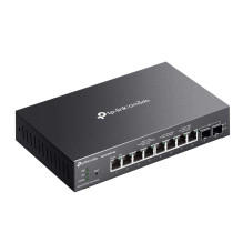 Jungiklis, TP-LINK, L2 tipas, darbalaukis / stovas, 8x2,5 GbE, 2xSFP+, 8 PoE+ prievadai, 160 vatų, SG2210XMP-M2