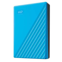 External HDD, WESTERN DIGITAL, My Passport, 6TB, USB 2.0, USB 3.2, Sky Blue, WDBR9S0060BBL-WESN