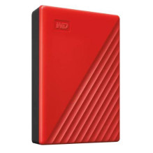 Išorinis HDD, WESTERN DIGITAL, My Passport, 6TB, USB 2.0, USB 3.2, raudonas, WDBR9S0060BRD-WESN