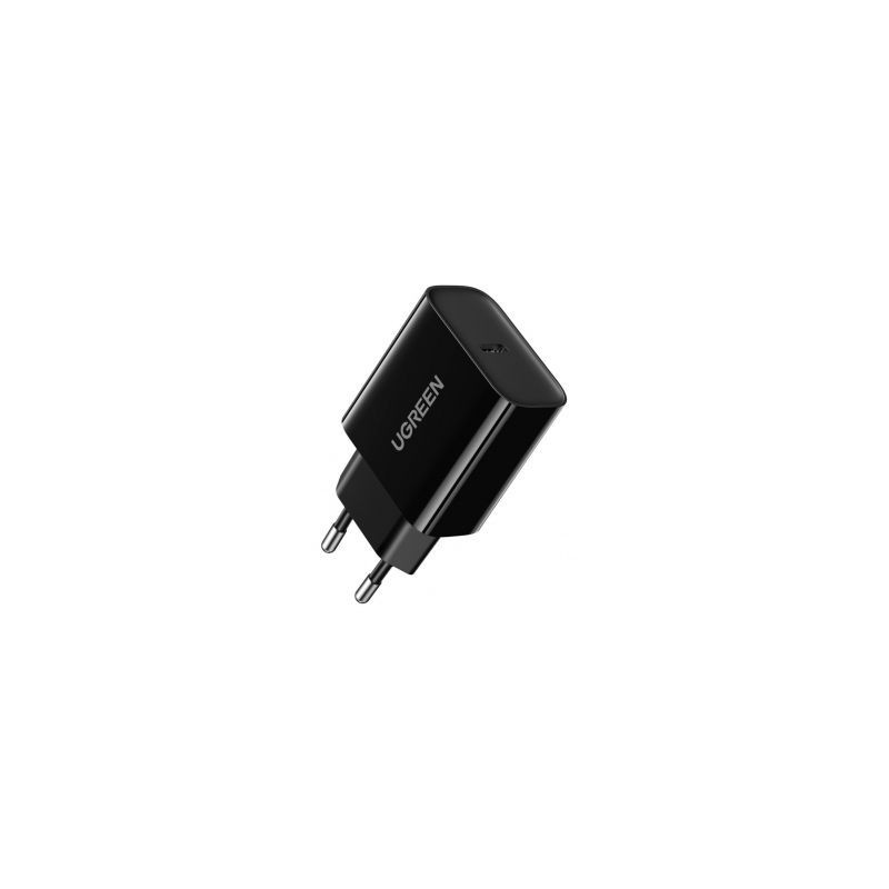 Ugreen USB sieninis įkroviklis Type C 20W Power Delivery Black