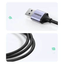 Ugreen daugiafunkcis adapteris HUB USB 3.0 – 3 x USB / Ethernet RJ-45 / USB Type C PD pilka (CM475)