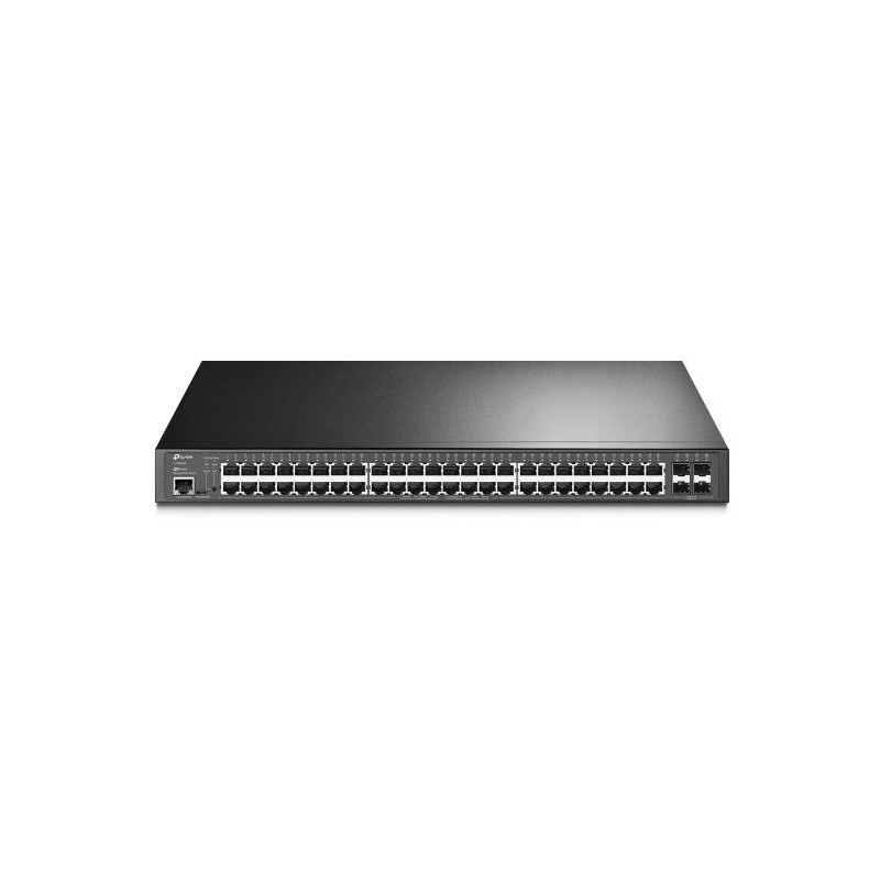 Switch, TP-LINK, Omada, TL-SG3452P, Type L2+, 48x10Base-T / 100Base-TX / 1000Base-T, 4xSFP, 1xRJ45, 1, PoE+ ports 48, 38