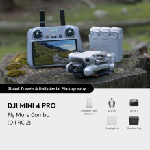 Dronas, DJI, DJI Mini 4 Pro Fly More Combo (DJI RC 2), vartotojas, CP.MA.00000735.04