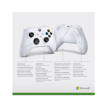 Microsoft Xbox Wireless Controller White Gamepad Xbox Series S,Xbox Series X,Xbox One,Xbox One S,Xbox One X Analogue / D