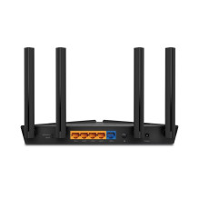 Wireless Router, TP-LINK, Wireless Router, 1800 Mbps, Mesh, Wi-Fi 6, 4x10 / 100 / 1000M, LAN \ WAN ports 1, DHCP, Number