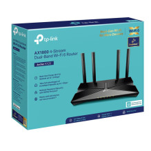 Wireless Router, TP-LINK, Wireless Router, 1800 Mbps, Mesh, Wi-Fi 6, 4x10 / 100 / 1000M, LAN \ WAN ports 1, DHCP, Number