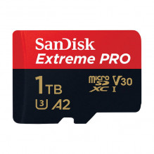 Memory card SANDISK EXTREME PRO microSDXC 1TB 200/ 140 MB/ s UHS-I U3 (SDSQXCD-1T00-GN6MA)