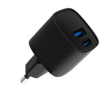 Evelatus USB-A ir USB-C 30W Max / EU pakrovėjas Juodas