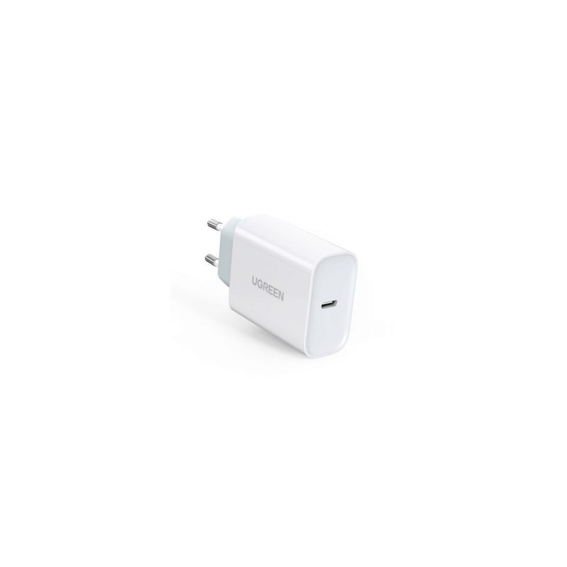 Ugreen PD 30W USB-C sieninis įkroviklis EU White