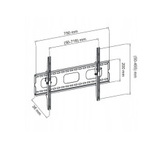 30-50&quot; AR-18 MULTIOFFICE skystųjų kristalų laikiklis