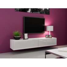 Cama TV Stand VIGO '180' 30 / 180 / 40 white / white gloss