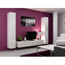 Cama TV Stand VIGO '180' 30 / 180 / 40 white / white gloss