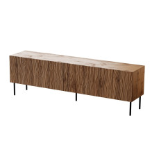 RTV JUNGLE cabinet 190x40.5x59.5 oak wotan + black legs