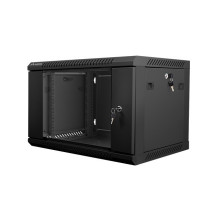 Lanberg wall mounted 19&quot; rack cabinet 6U 600x450 black wf01-6406-10b