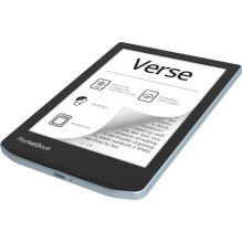 E-Reader, POCKETBOOK, Verse, 6&quot;, 1024x758, 1xUSB-C, Micro SD, belaidis LAN, mėlynas, PB629-2-WW