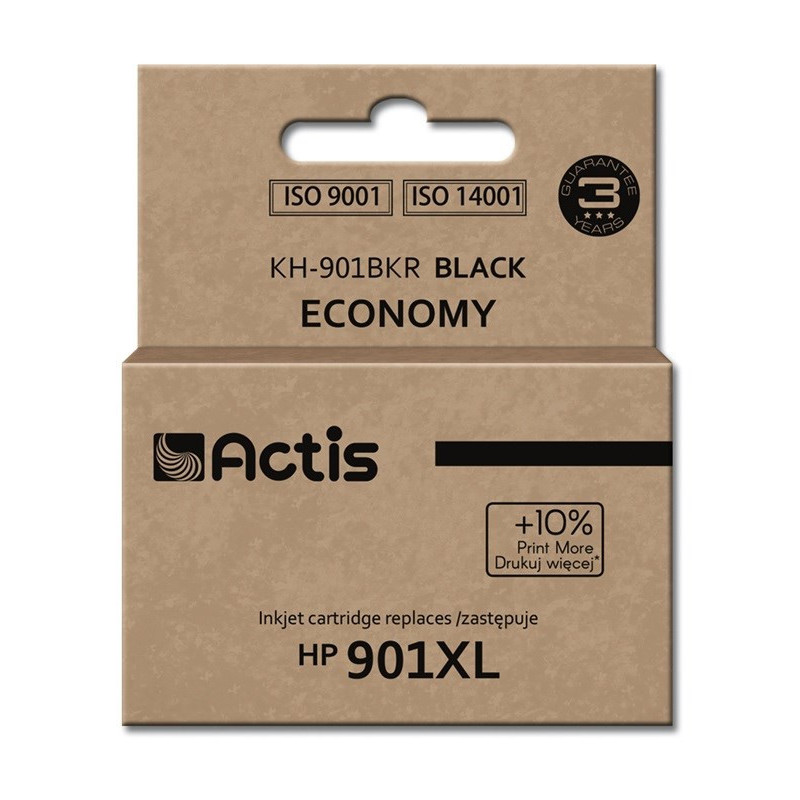 Actis KH-901BKR ink (replacement for HP 901XL CC656AE Standard 20 ml black)