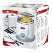 Clatronic FFR 2916 Single 1 L Stand-alone 900 W Deep fryer Grey, White