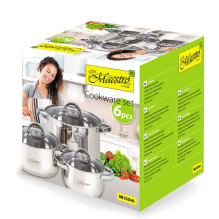 Maestro MR-2120-6L A set of pots of 6 elements