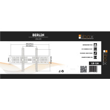 Libox LB-120 televizoriaus laikiklis 2,16 m (85&quot;) Juodas