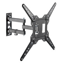 Maclean TV or monitor mount, universal, max VESA 400x400, 23-55&quot;, 30kg, black, MC-701N