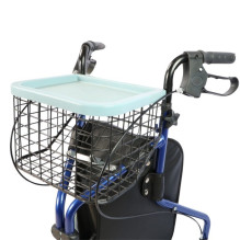 Practical tricycle walker with basket and bag