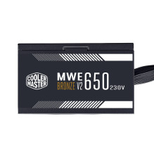 Cooler Master MWE 650 Bronze 230V V2 maitinimo blokas 650 W 24 kontaktų ATX ATX Black