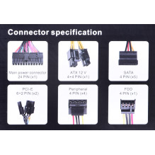 Computer power supply THERMALTAKE LITEPOWER RGB 550W, 24-pin