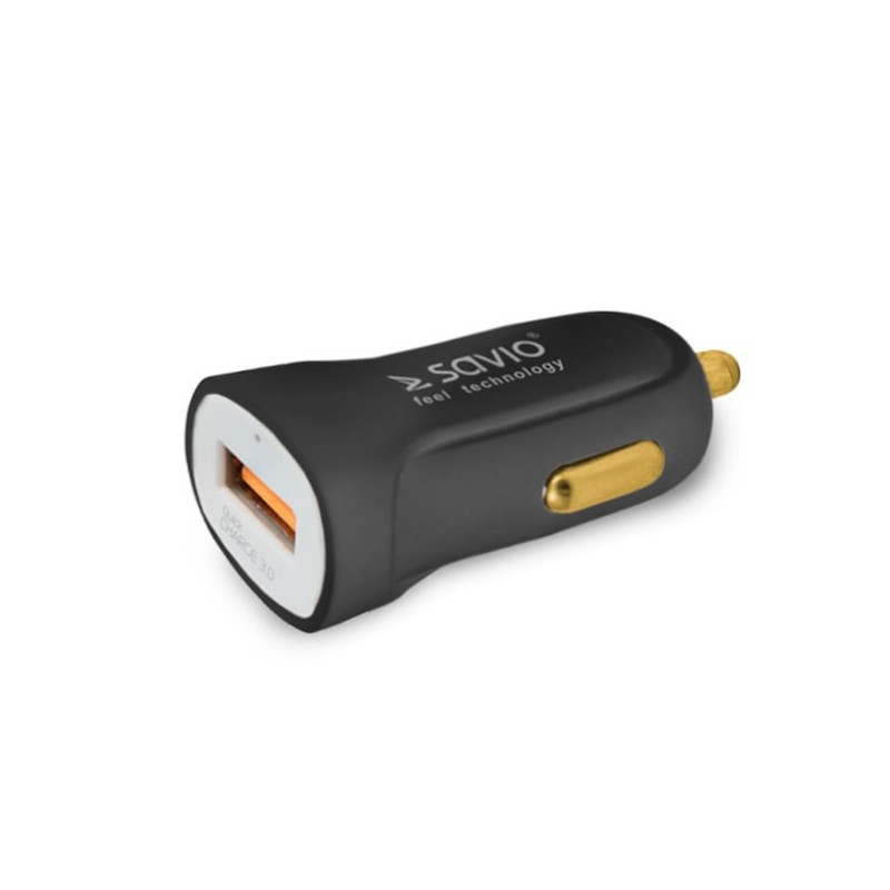 Savio Car Quick Charge charger Savio SA-05 / B 3.0A, 1xUSB