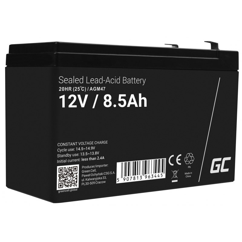 Green Cell AGM47 AGM / gel battery 12V 8.5AH