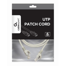 PATCH CABLE CAT6 UTP 1M / GREY PP6U-1M GEMBIRD