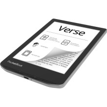 E-Reader, POCKETBOOK, Verse, 6&quot;, 1024x758, 1xUSB-C, Micro SD, belaidis LAN, pilkas, PB629-M-WW