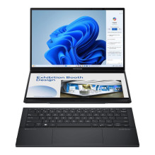 Nešiojamasis kompiuteris, ASUS, ZenBook Series, DUO, UX8406MA-PZ103W, CPU Core Ultra, u9-185H, 2300 MHz, 14 colių jutikl