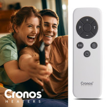 Cronos Synthelith Pro CRP-500TWP 500 vatų pilkos spalvos infraraudonųjų spindulių šildytuvas su Wi-Fi ir nuotolinio vald