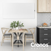 Cronos Synthelith Pro CRP-500TWP 500 vatų pilkos spalvos infraraudonųjų spindulių šildytuvas su Wi-Fi ir nuotolinio vald