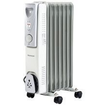 Ravanson OH-07 electric space heater Oil electric space heater Indoor Grey 1500 W