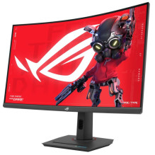 LCD monitorius, ASUS, ROG Strix XG32WCS, 31,5&quot;, žaidimų / išlenktas, VA skydelis, 2560x1440, 16:9, 180Hz, 1 ms, pas