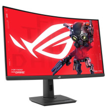 LCD monitorius, ASUS, ROG Strix XG32WCS, 31,5&quot;, žaidimų / išlenktas, VA skydelis, 2560x1440, 16:9, 180Hz, 1 ms, pas