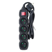 Esperanza ELK212K Power strip 4GN / 1,5M Black