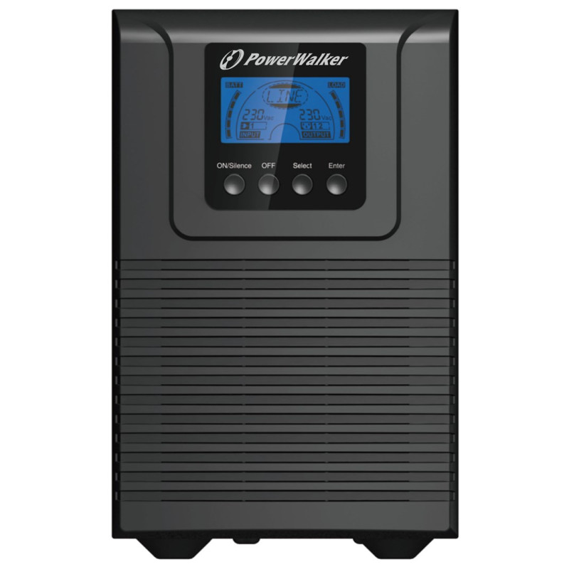 „PowerWalker VFI 1000 TGB“ dviguba konversija (prisijungus) 1 kVA 900 W 4 kintamosios srovės lizdas (-iai)