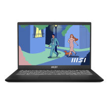 MSI Modern 15 B12MO-686PL nešiojamas kompiuteris 39,6 cm (15,6 colio) Full HD Intel® Core™ i7 i7-1255U 16 GB DDR4-SDRAM 