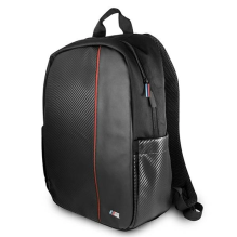 BMW Carbon Red Stripe backpack for a 16&quot; laptop - black