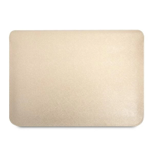 Guess Saffiano Triangle Logo case for a 14&quot; laptop - beige