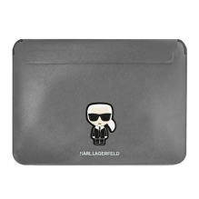 Karl Lagerfeld Saffiano Ikonik Karl case for a 13-14&quot; laptop - silver