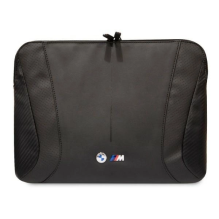 BMW Carbon&amp;Perforated sleeve for a 16&quot; laptop - black