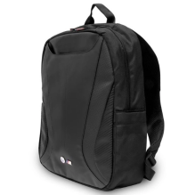 BMW Carbon&amp;Leather Tricolor backpack for a 16&quot; laptop - black