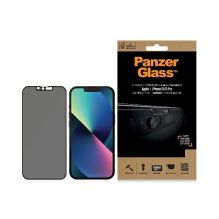 PanzerGlass E2E Microfracture Antibacterial Privacy Glass with Camera Protector for iPhone 13 / 13 Pro - With Black Fram