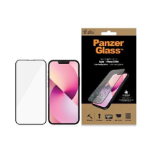 PanzerGlass E2E Microfracture antibakterinis stiklas skirtas iPhone 13 mini - su juodu rėmeliu