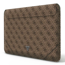 Guess 4G Uptown Triangle Logo case for a 16&quot; laptop - brown