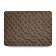 Guess 4G Uptown Triangle Logo case for a 16&quot; laptop - brown